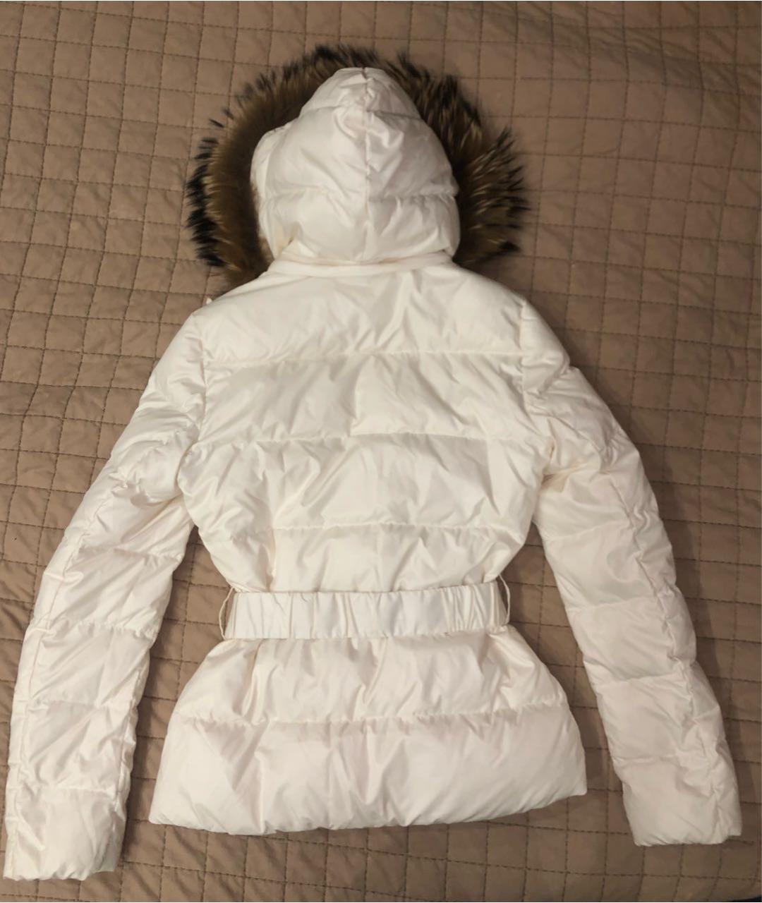 EMPORIO ARMANI Белый полиэстеровый пуховик, фото 6