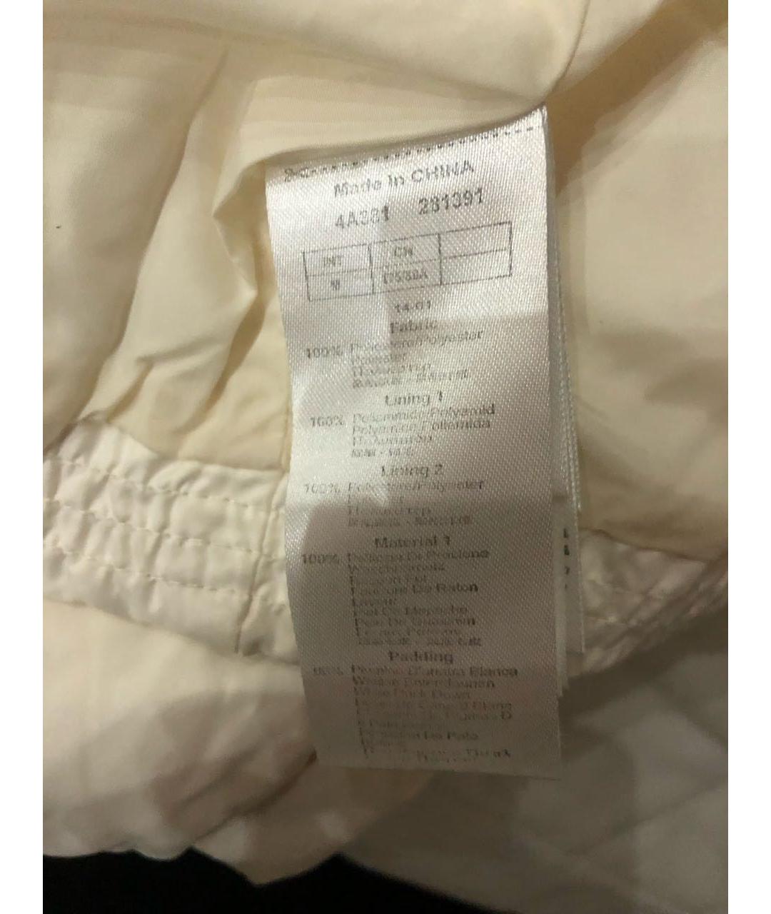 EMPORIO ARMANI Белый полиэстеровый пуховик, фото 8