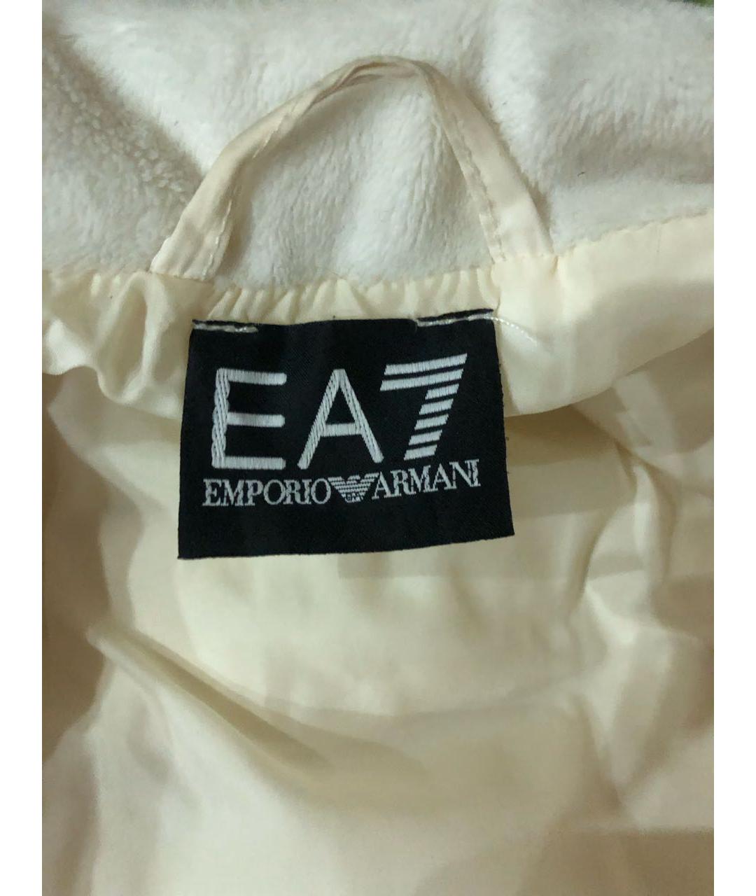 EMPORIO ARMANI Белый полиэстеровый пуховик, фото 3