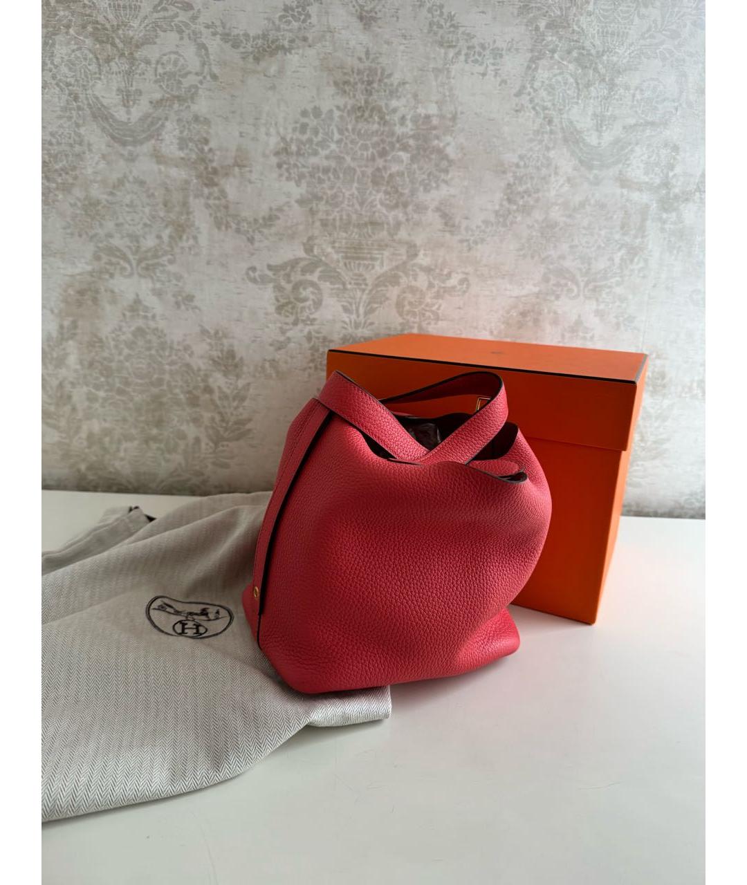 HERMES Кожаная сумка тоут, фото 7