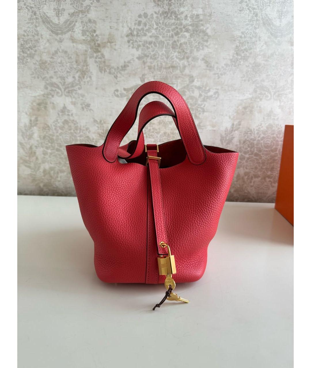 HERMES Кожаная сумка тоут, фото 8