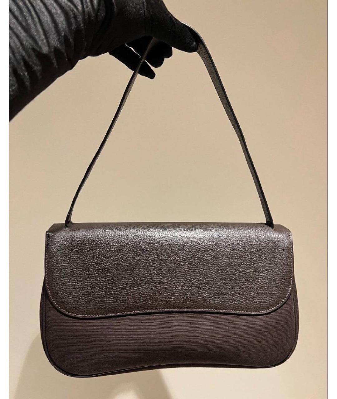 HERMES Черная замшевая сумка через плечо, фото 2