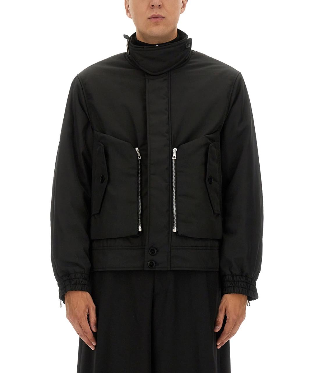 DRIES VAN NOTEN Черная полиэстеровая куртка, фото 2