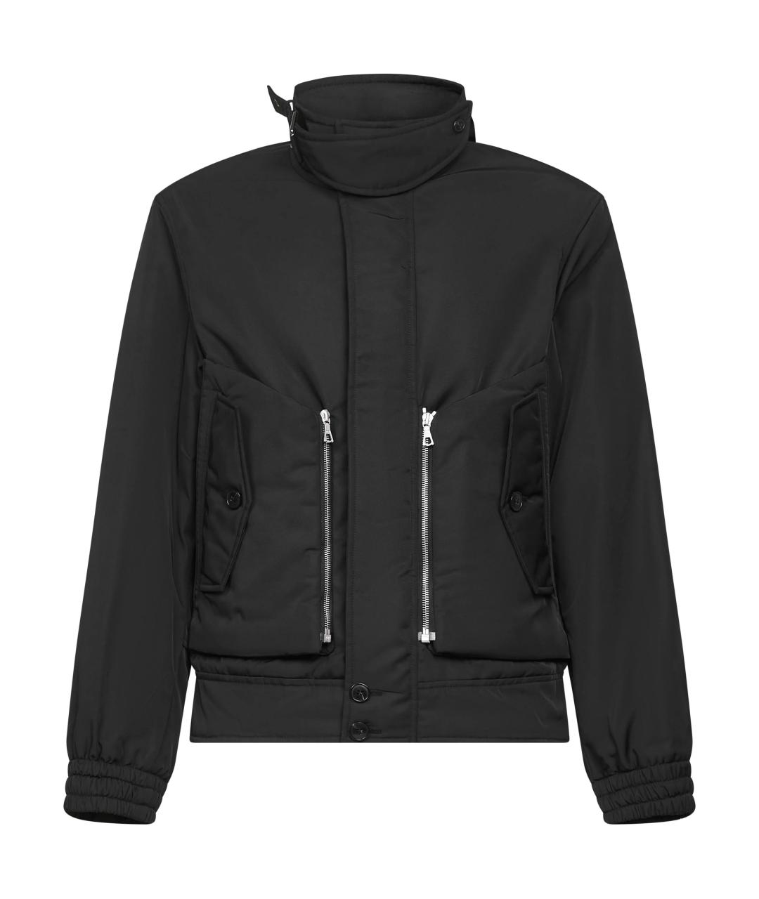 DRIES VAN NOTEN Черная полиэстеровая куртка, фото 1