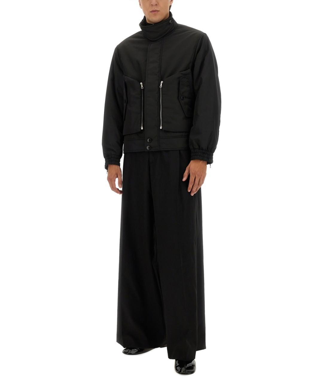 DRIES VAN NOTEN Черная полиэстеровая куртка, фото 3