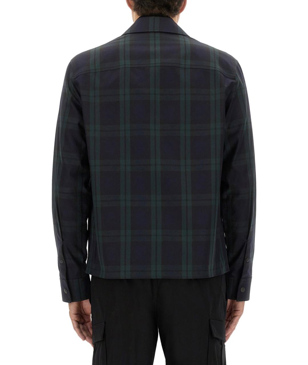 MONCLER Черная хлопковая кэжуал рубашка, фото 4