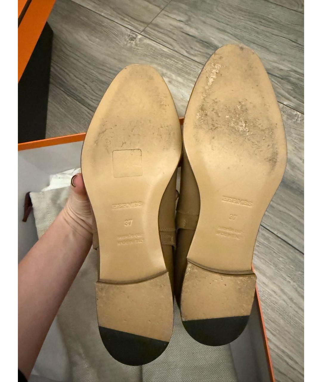 HERMES Кожаные полусапоги, фото 4