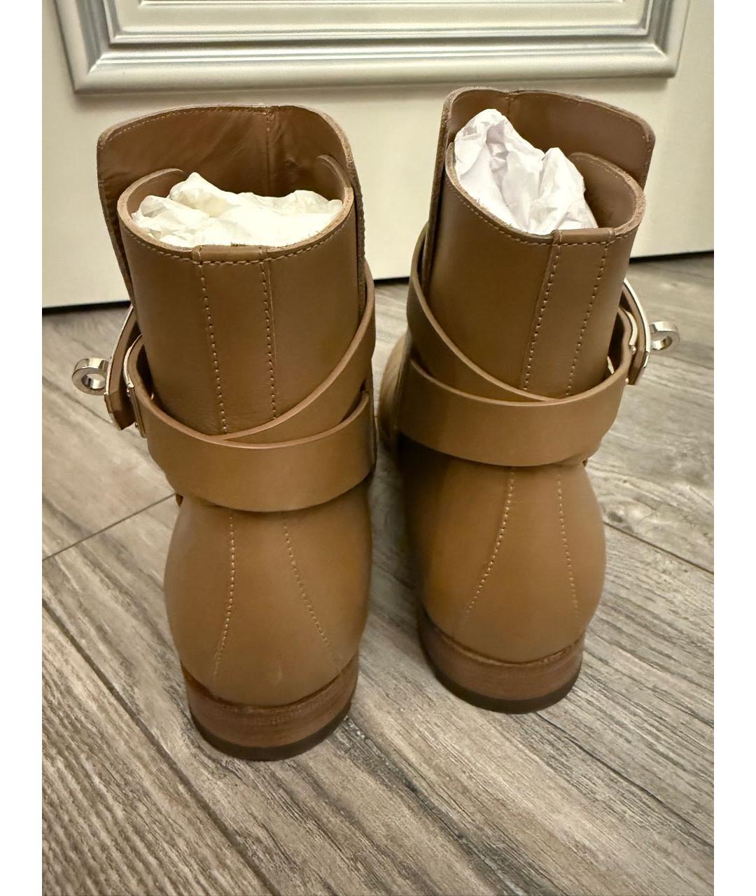 HERMES Кожаные полусапоги, фото 5