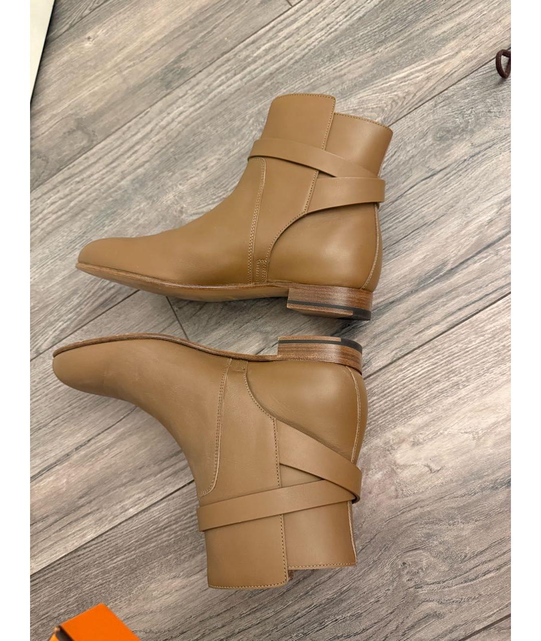 HERMES Кожаные полусапоги, фото 6