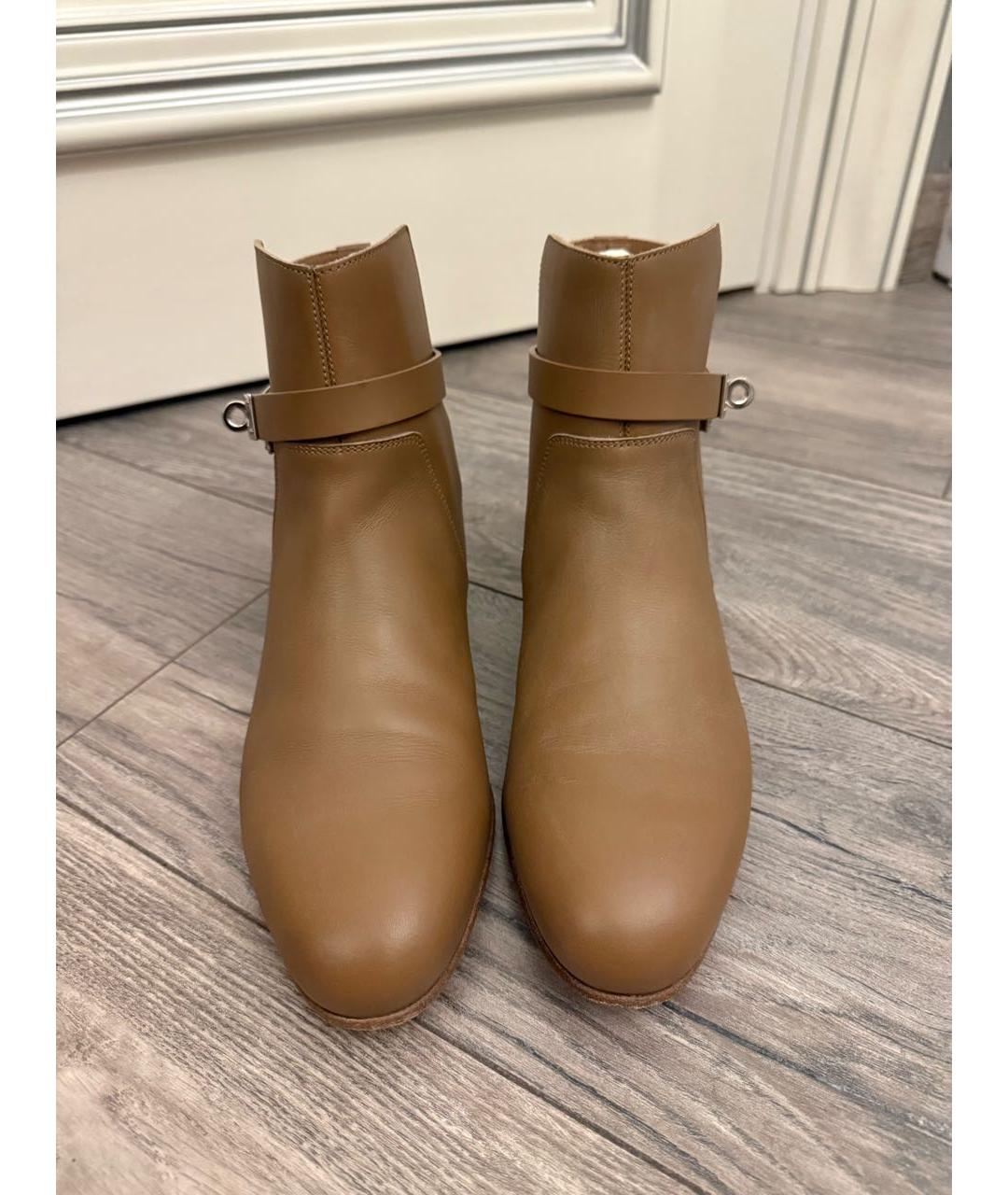 HERMES Кожаные полусапоги, фото 2