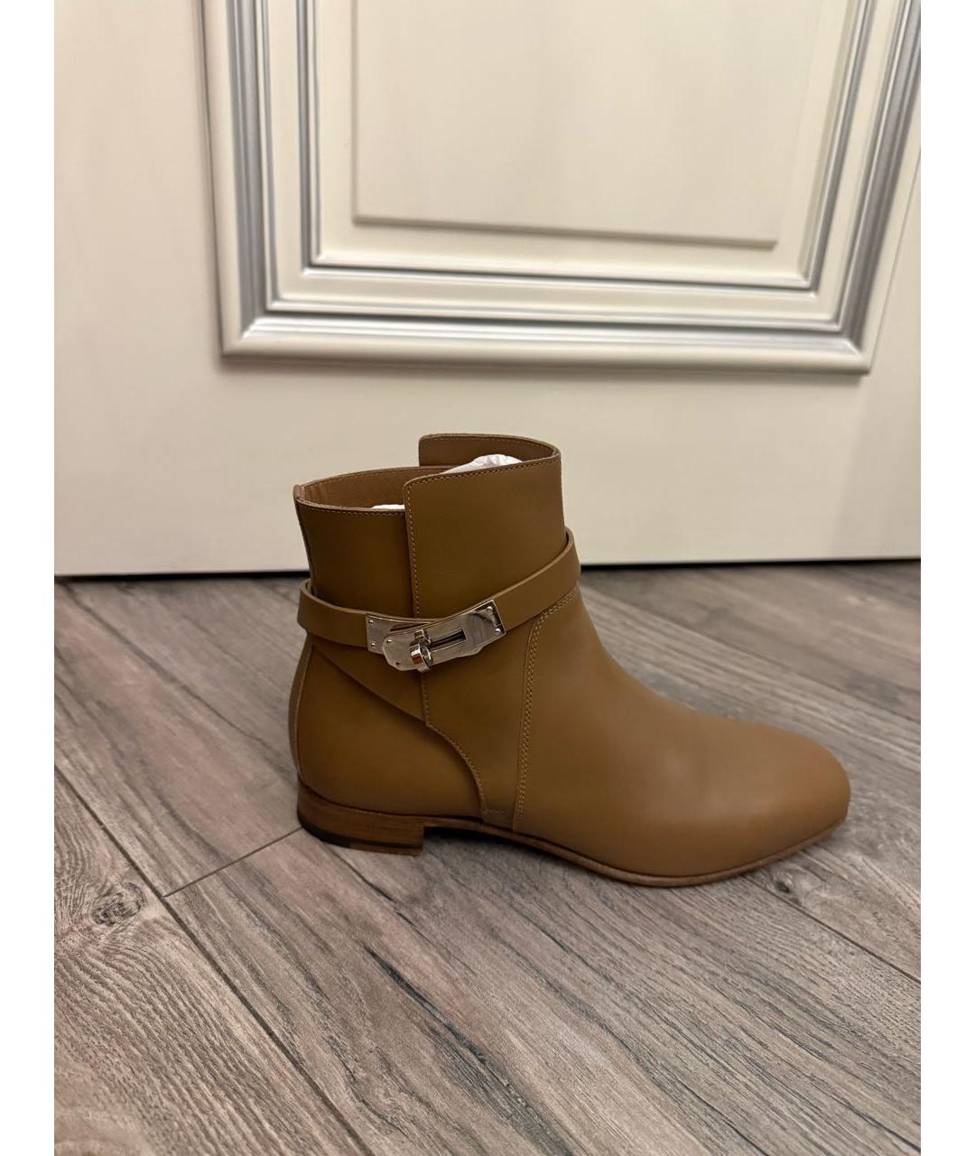 HERMES Кожаные полусапоги, фото 9