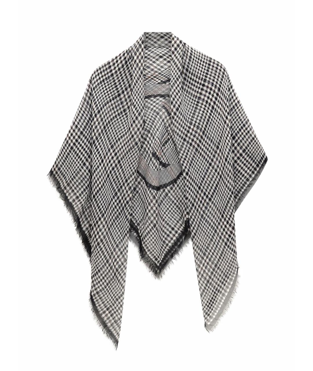 GUCCI Черный хлопковый платок, фото 1