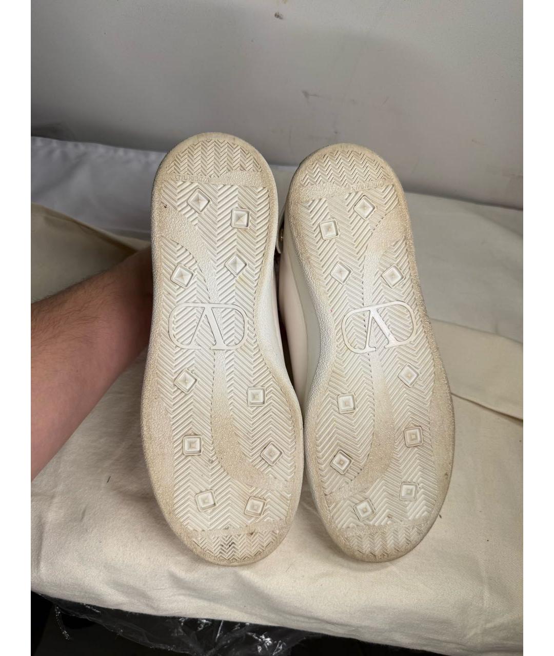 VALENTINO Белые кожаные кеды, фото 6