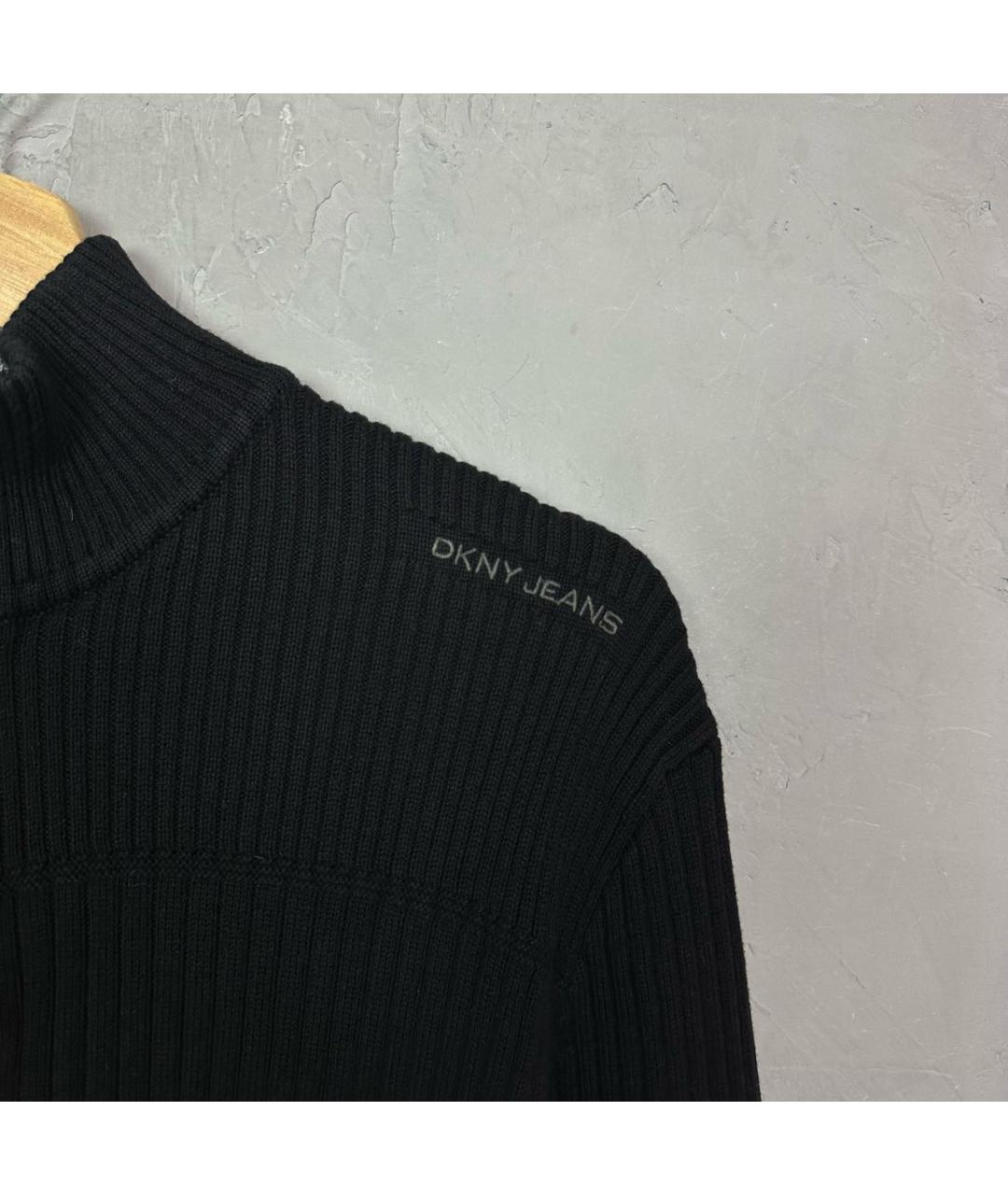 DKNY Черный хлопковый джемпер / свитер, фото 4