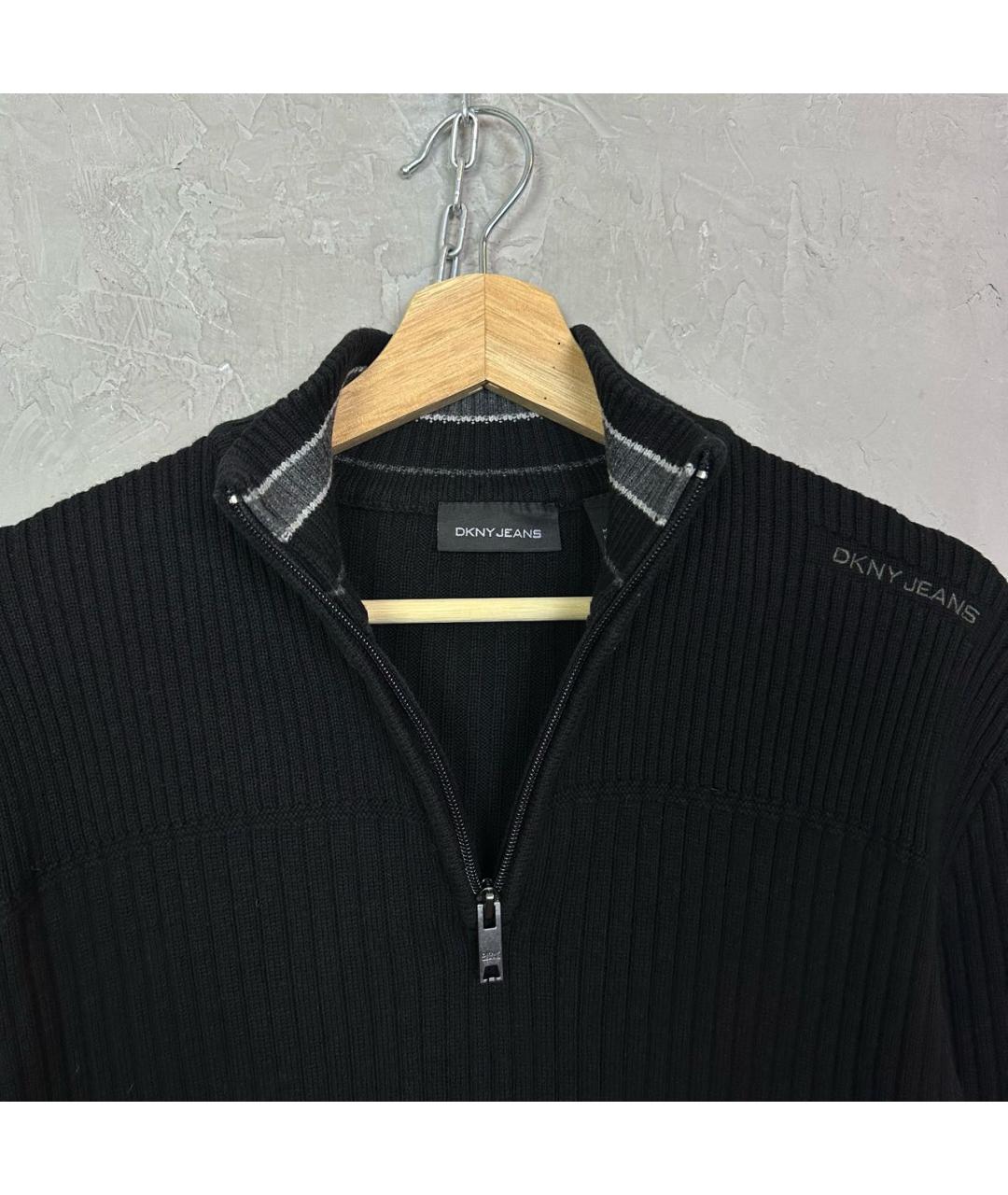 DKNY Черный хлопковый джемпер / свитер, фото 5