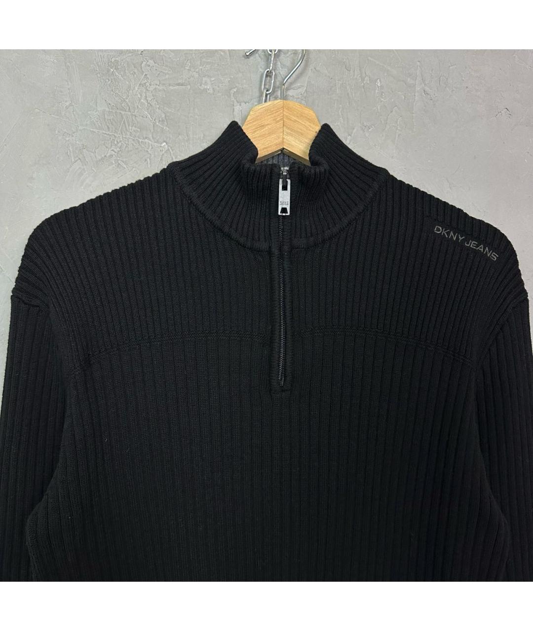 DKNY Черный хлопковый джемпер / свитер, фото 2