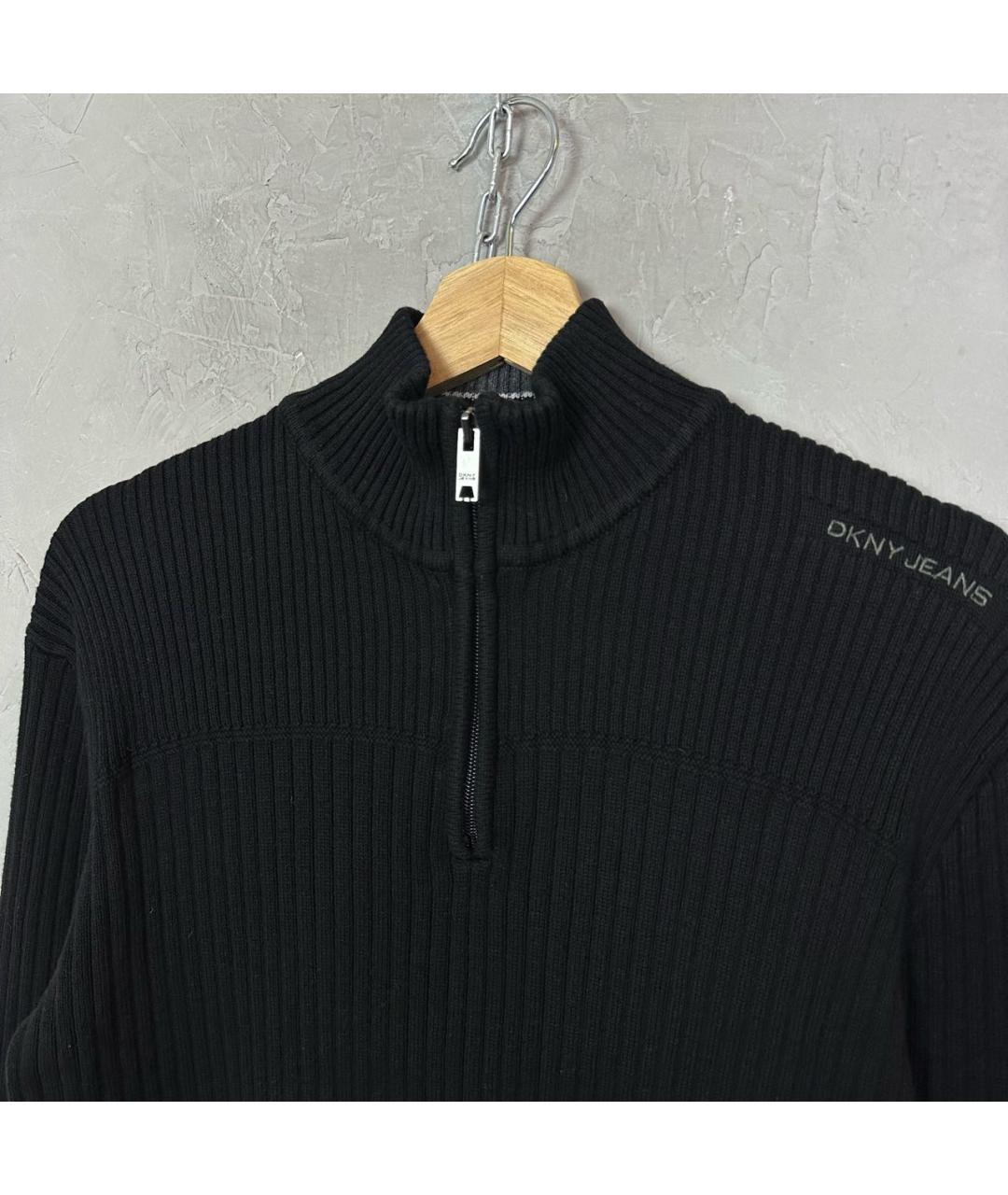 DKNY Черный хлопковый джемпер / свитер, фото 3