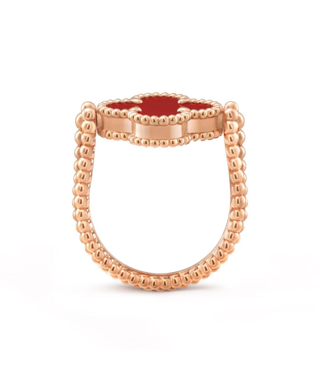 VAN CLEEF & ARPELS Бежевое кольцо из розового золота, фото 4