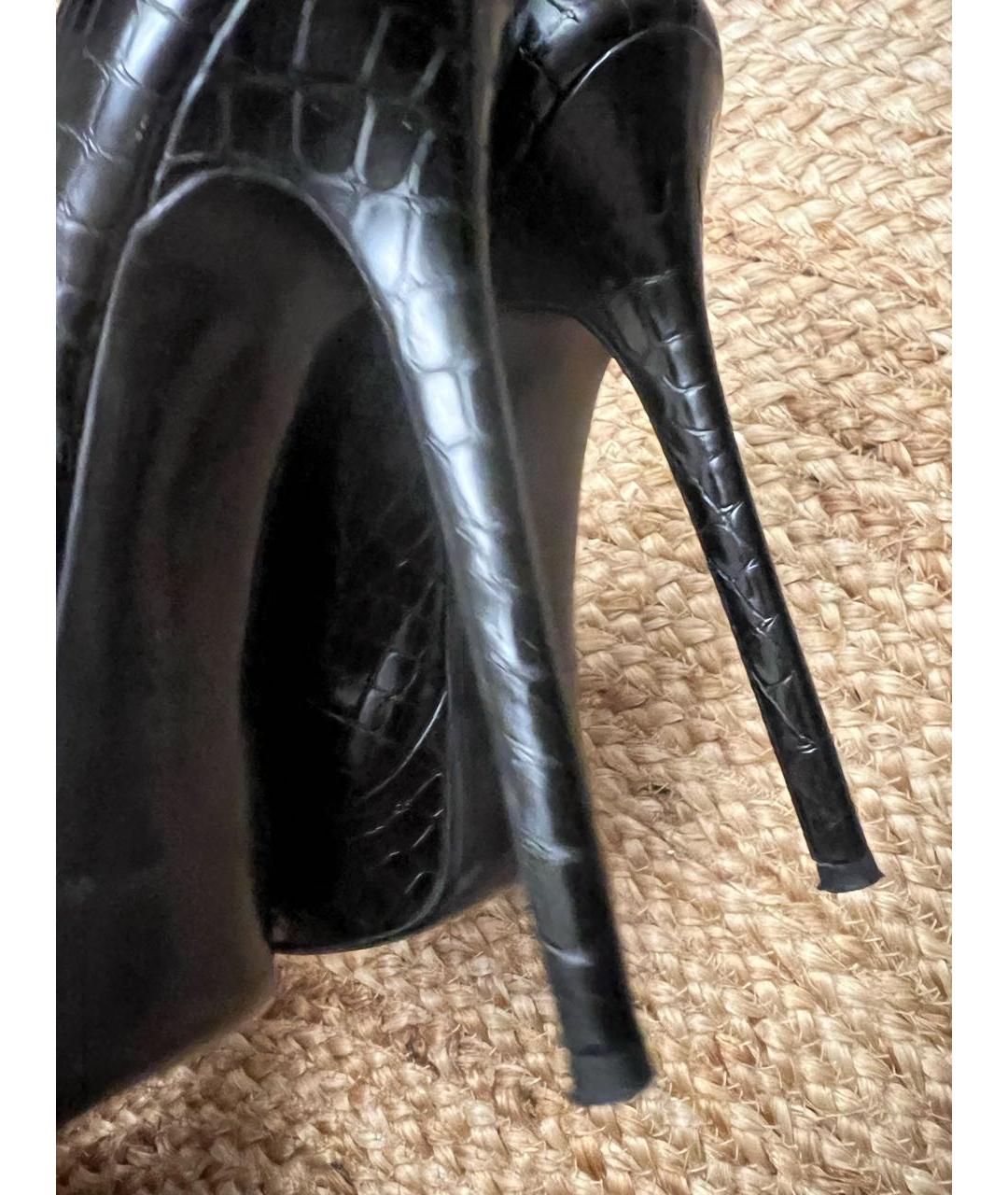 GIAN MARCO LORENZI Черные кожаные туфли, фото 7