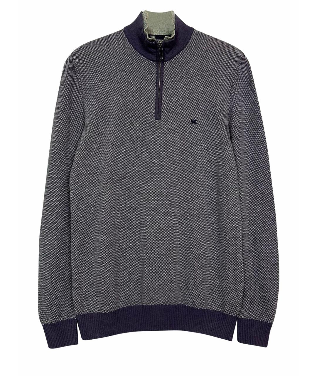 PAL ZILERI Фиолетовый шерстяной джемпер / свитер, фото 1