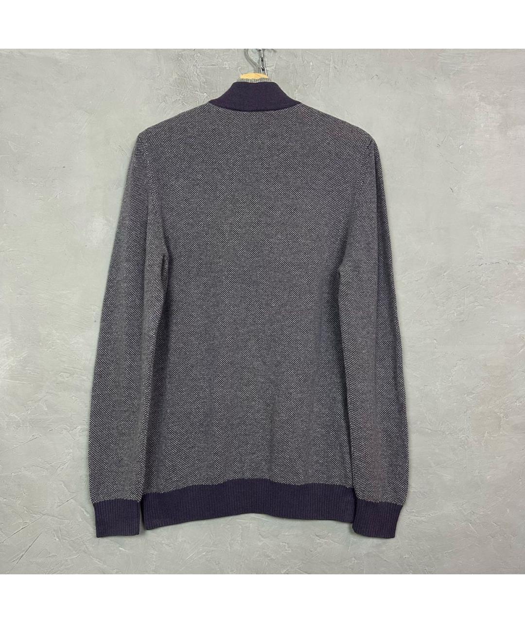 PAL ZILERI Фиолетовый шерстяной джемпер / свитер, фото 2