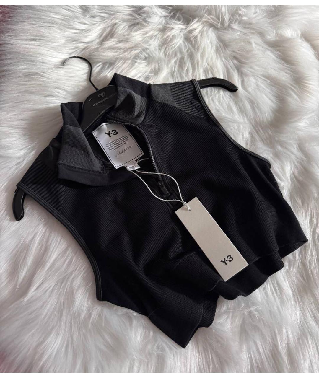 Y-3 Черная майка, фото 4