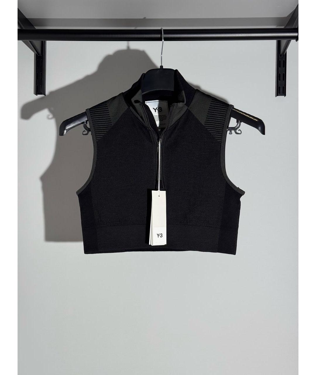 Y-3 Черная майка, фото 6