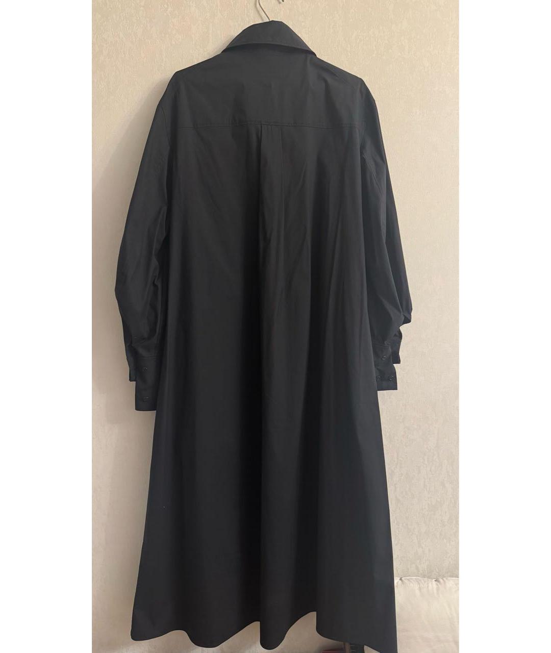 COS Черное хлопко-эластановое повседневное платье, фото 2