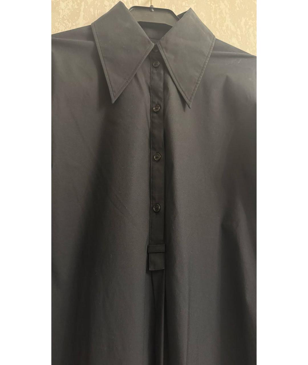 COS Черное хлопко-эластановое повседневное платье, фото 3