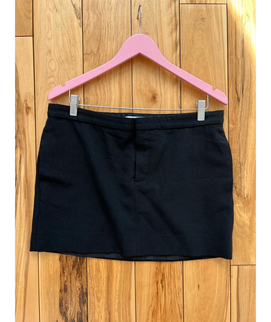 CHLOE Черная хлопковая юбка мини, фото 6