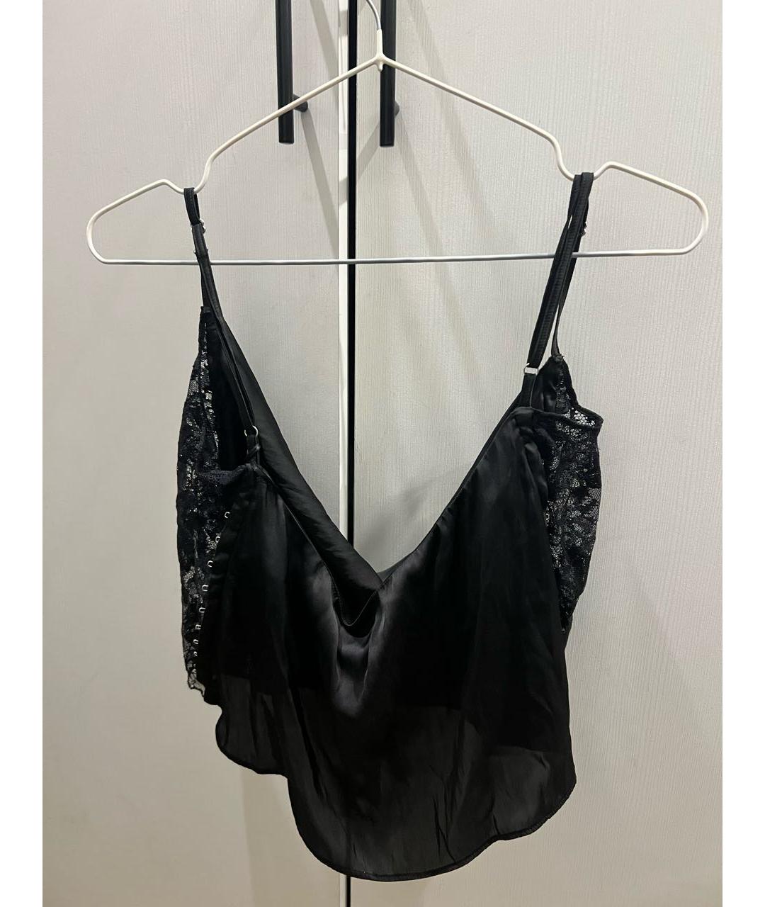 Y/PROJECT Черная шифоновая майка, фото 6