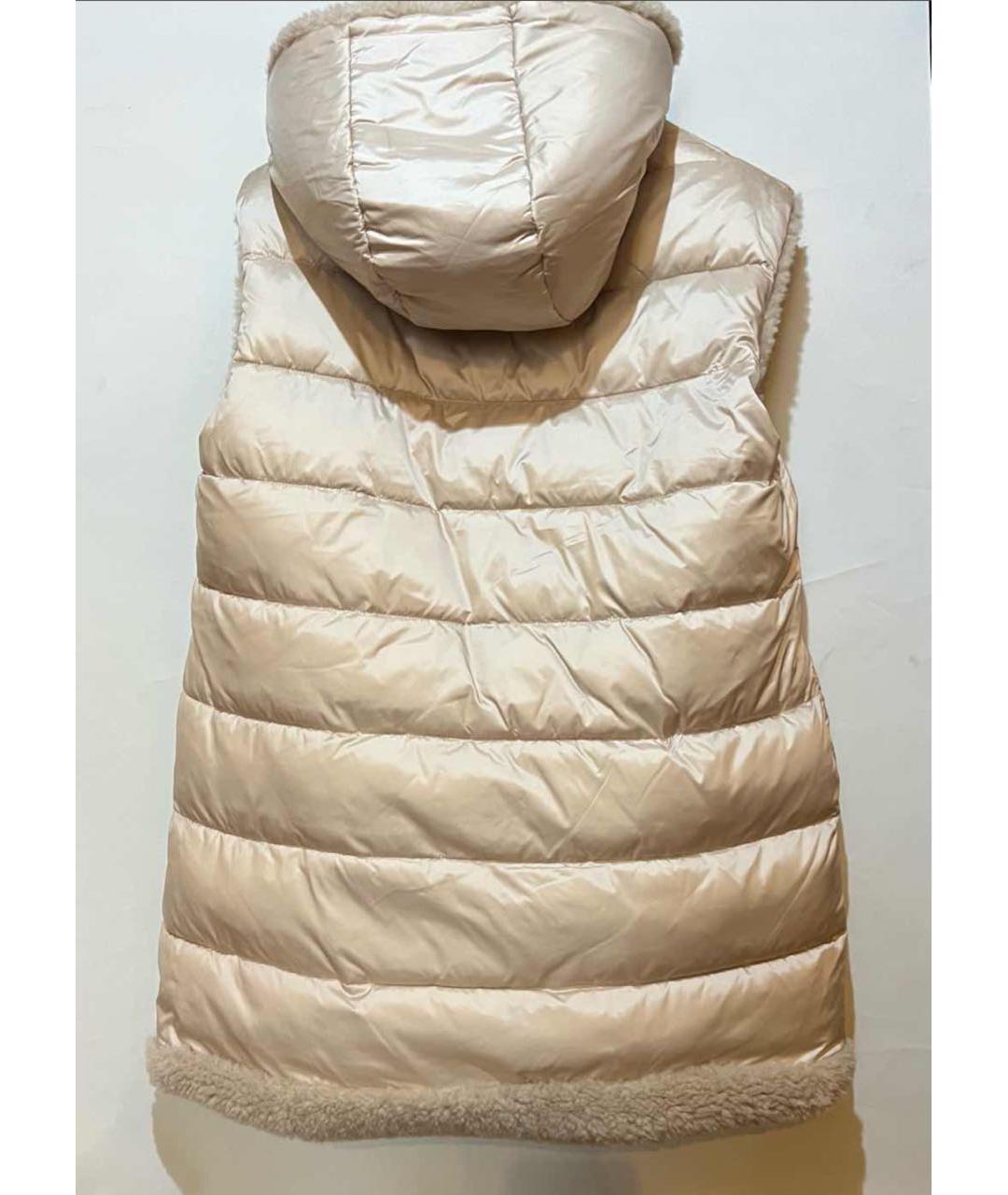 'S MAX MARA Бежевый полиамидовый жилет, фото 2