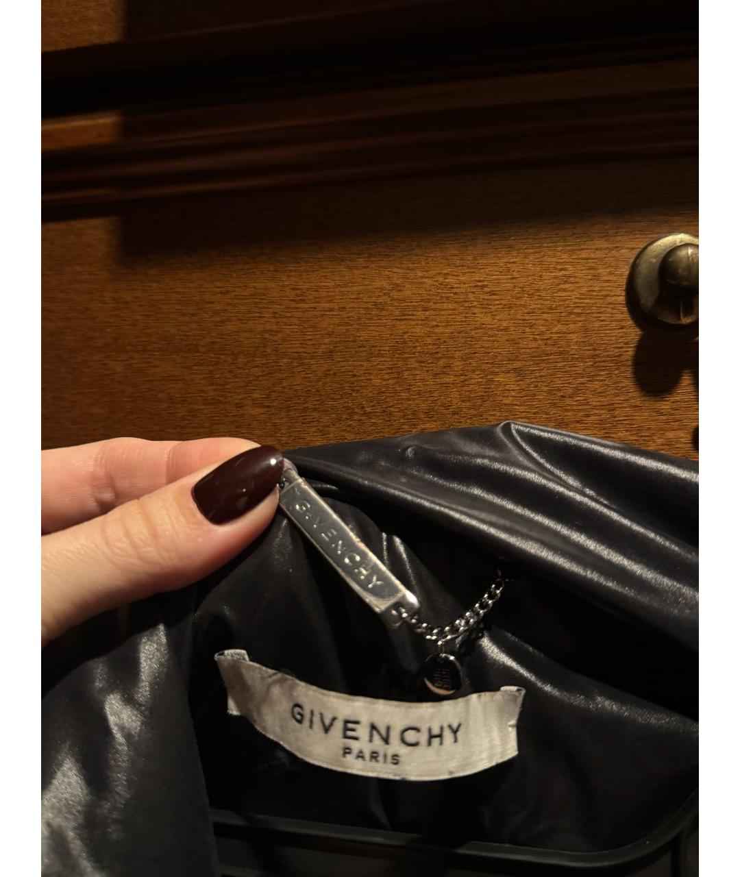 GIVENCHY Черная синтетическая куртка, фото 4