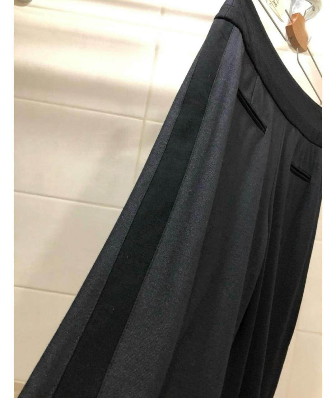 DIANE VON FURSTENBERG Черные вискозные брюки широкие, фото 6