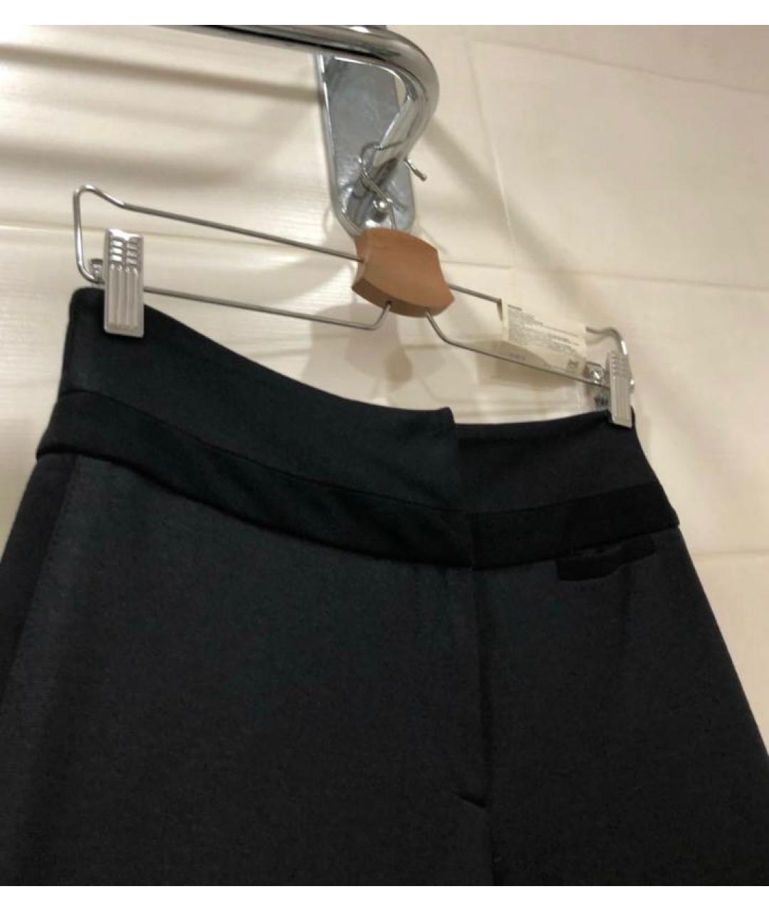 DIANE VON FURSTENBERG Черные вискозные брюки широкие, фото 3