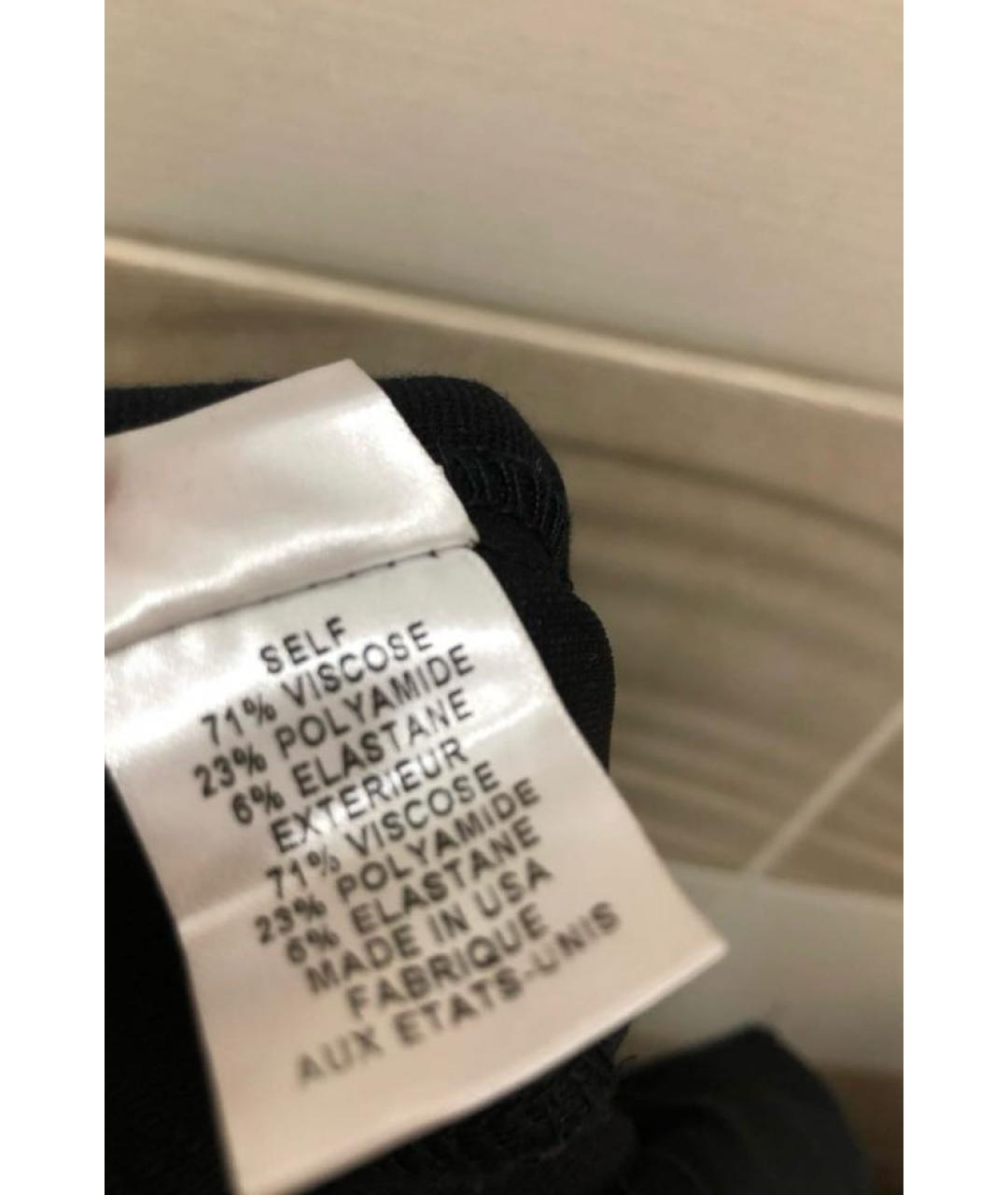 DIANE VON FURSTENBERG Черные вискозные брюки широкие, фото 7