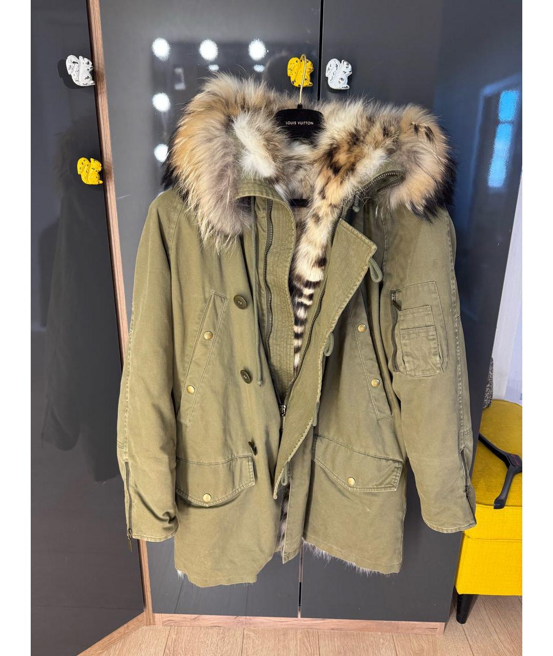 SAINT LAURENT Хаки парка, фото 9