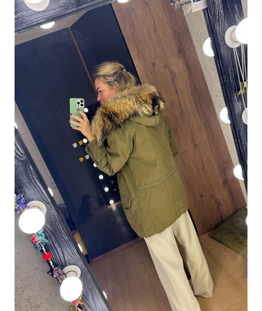 SAINT LAURENT Хаки парка, фото 6