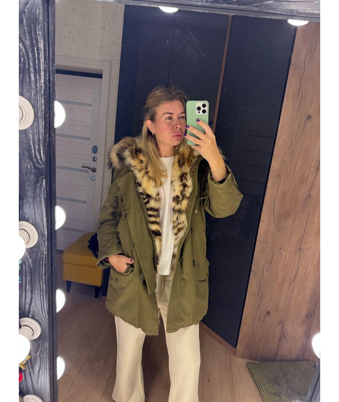 SAINT LAURENT Хаки парка, фото 5