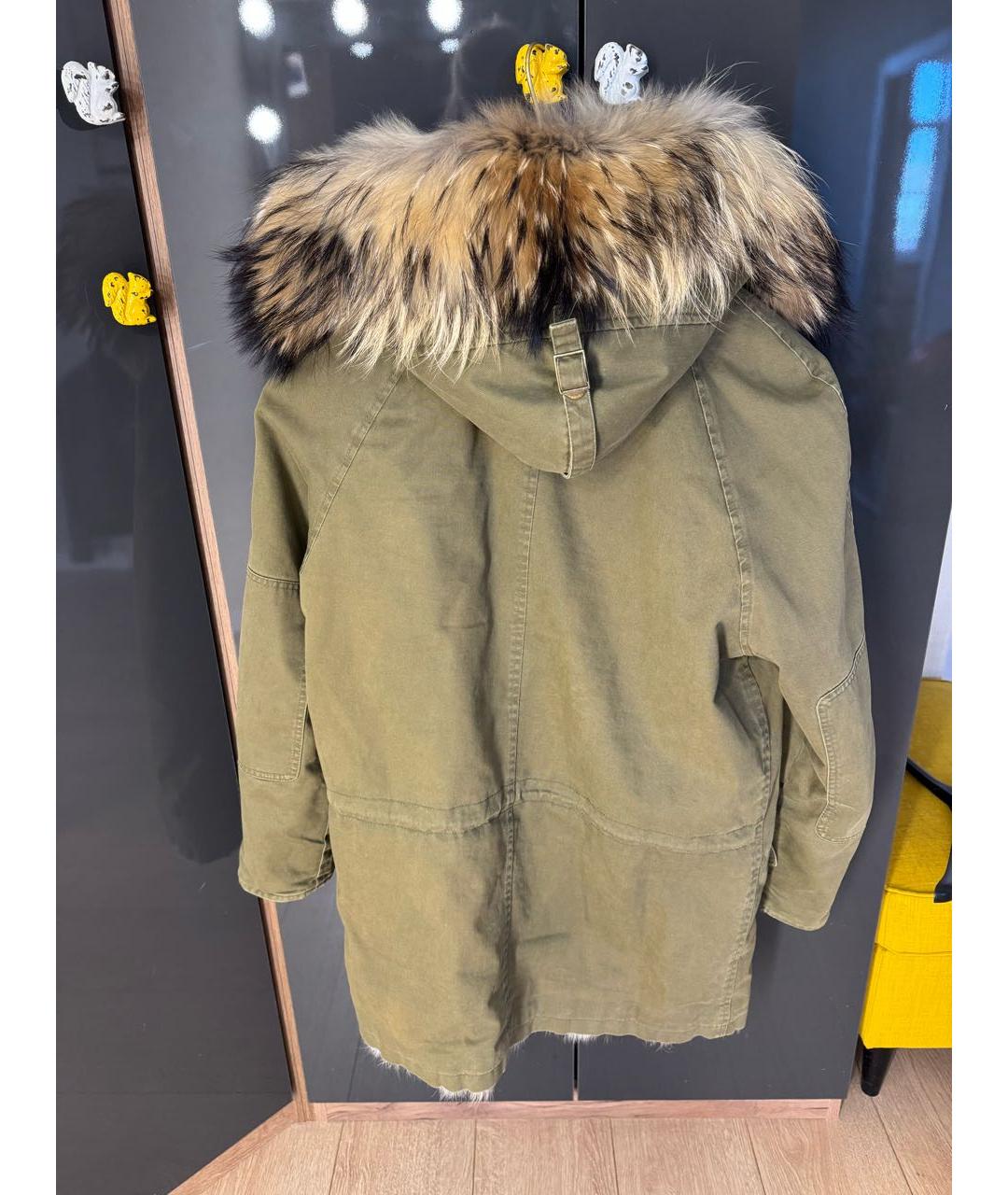 SAINT LAURENT Хаки парка, фото 4