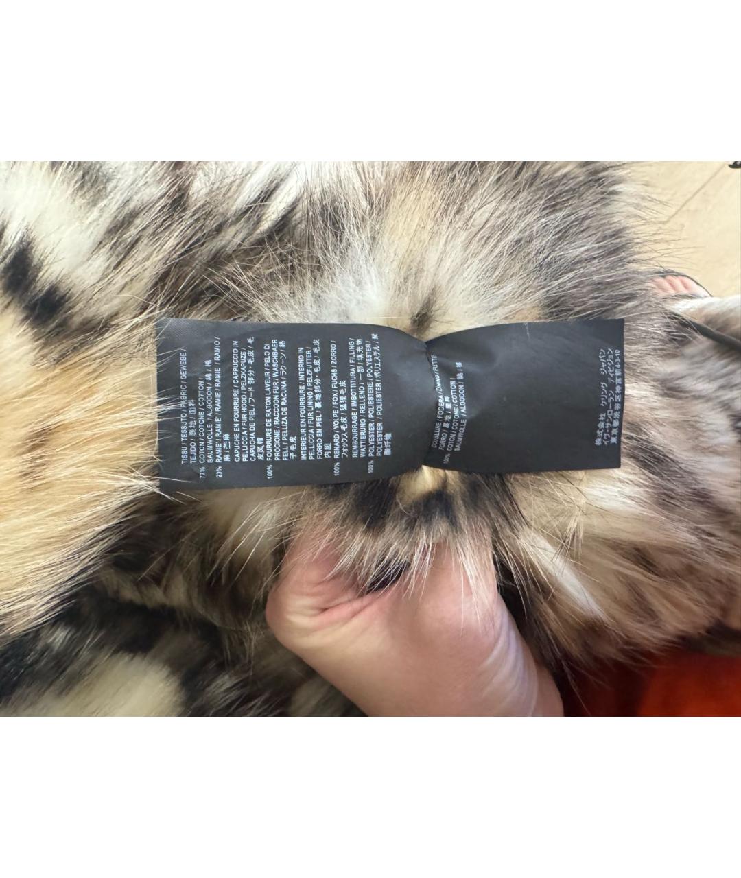 SAINT LAURENT Хаки парка, фото 3