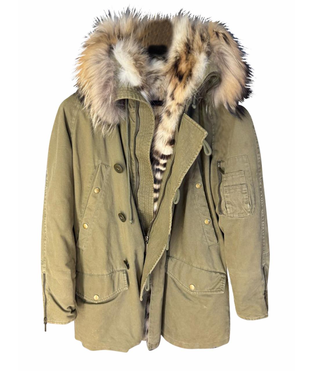 SAINT LAURENT Хаки парка, фото 1