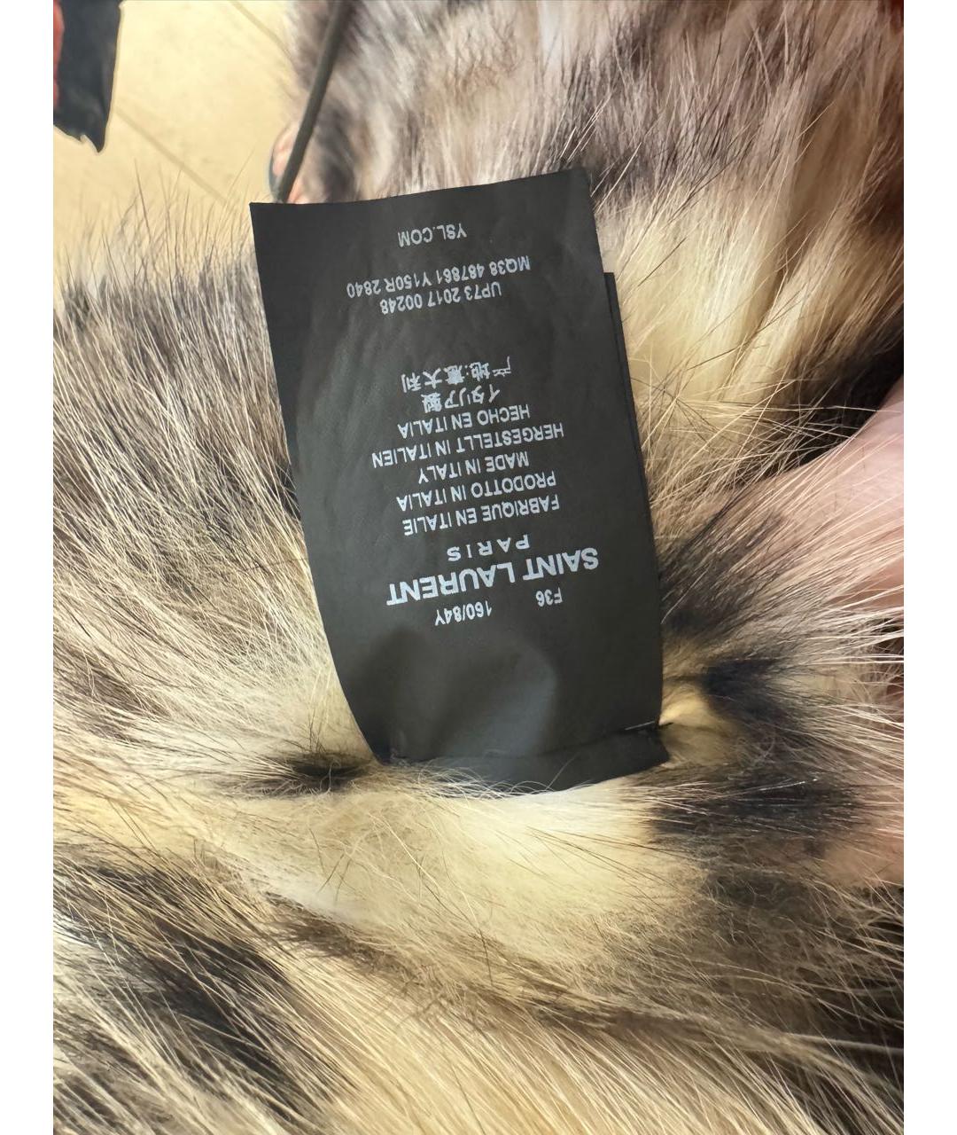 SAINT LAURENT Хаки парка, фото 7