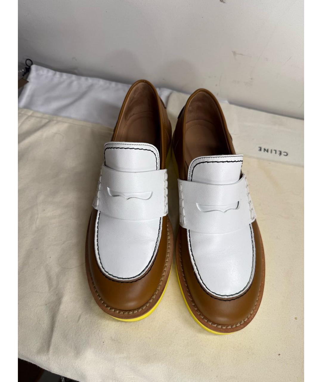 MARNI Коричневые кожаные лоферы, фото 4