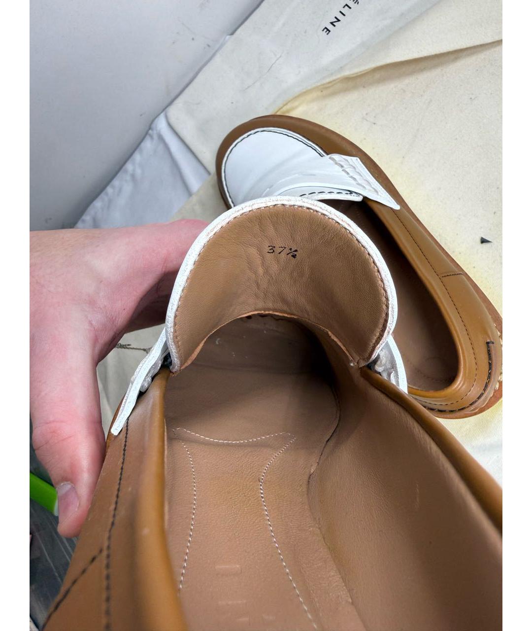 MARNI Коричневые кожаные лоферы, фото 7