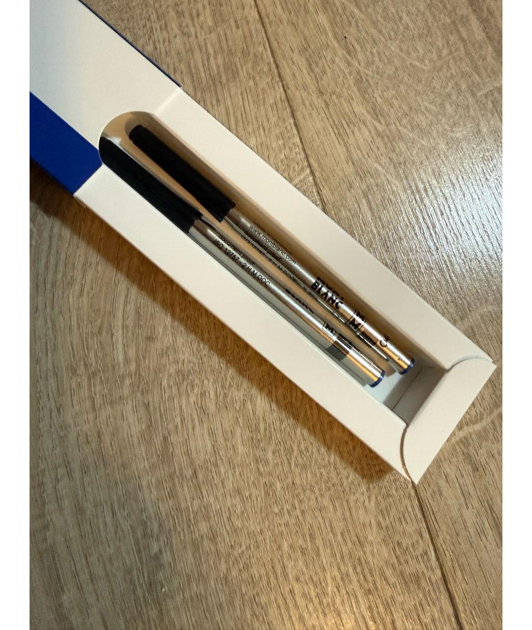 MONTBLANC Синяя металлическая шариковая ручка, фото 5