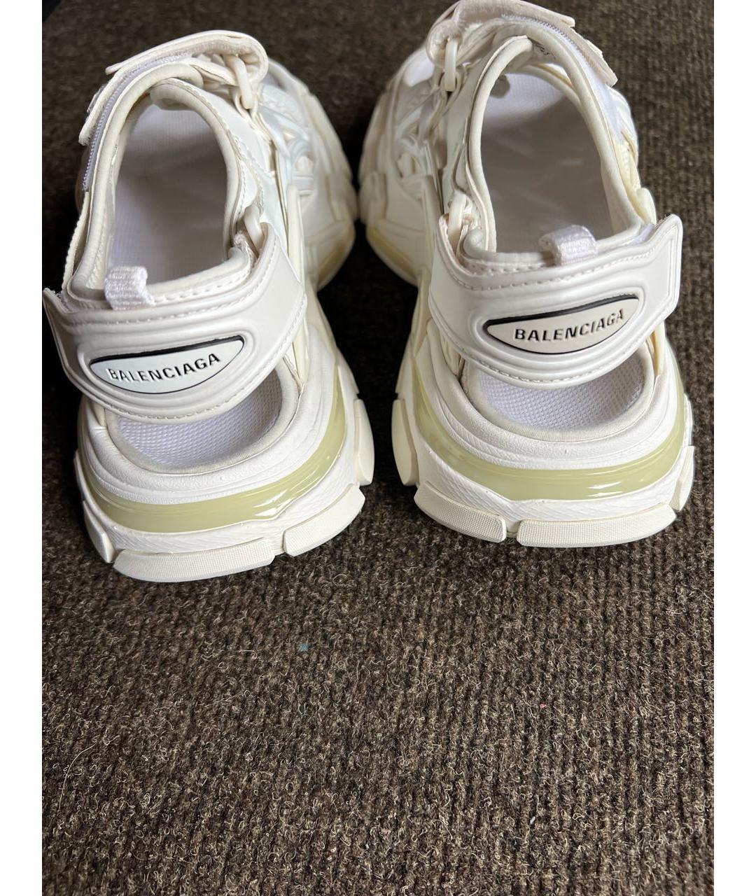 BALENCIAGA Белые сандалии, фото 6
