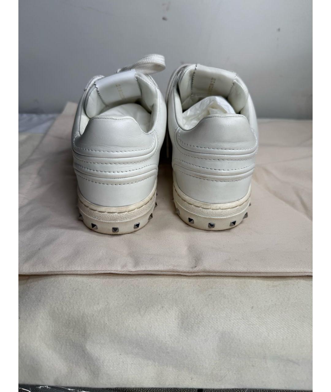 VALENTINO Белые кожаные кеды, фото 4