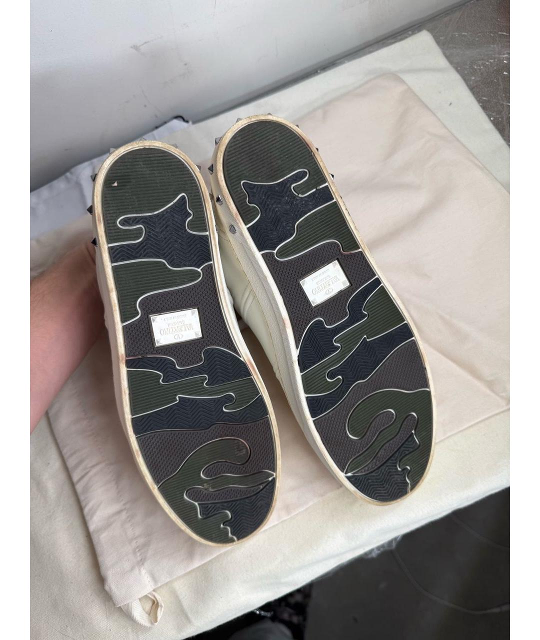 VALENTINO Белые кожаные кеды, фото 5