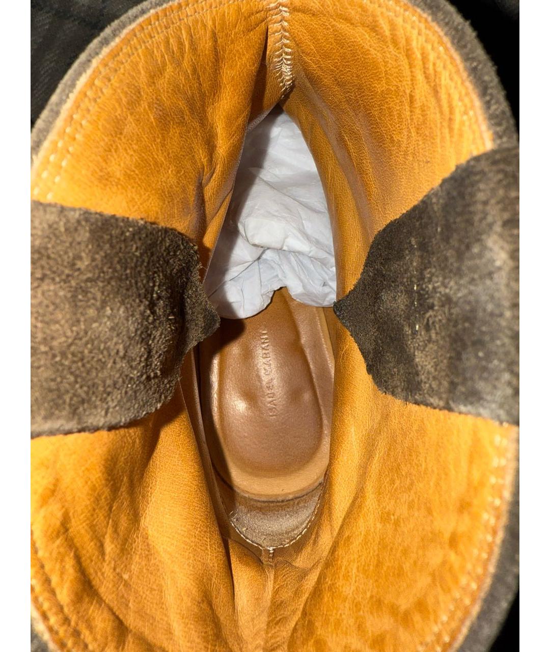ISABEL MARANT Коричневые замшевые полусапоги, фото 7